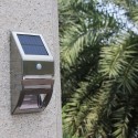 Solar Motion Detection Wall Lamp IP44 Two Lighting Brightness White/Warm White Light Color