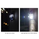 Solar Motion Detection Wall Lamp IP44 Two Lighting Brightness White/Warm White Light Color