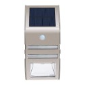 Solar Motion Detection Wall Lamp IP44 Two Lighting Brightness White/Warm White Light Color