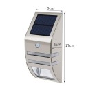 Solar Motion Detection Wall Lamp IP44 Two Lighting Brightness White/Warm White Light Color