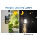 Solar Motion Detection Wall Lamp IP44 Two Lighting Brightness White/Warm White Light Color