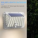 Solar Lights Outdoor Wireless LED Solar Motion Sensor Lights