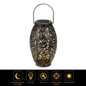 Solar Power Energy LED Lantern Light Outdoor IP44 Hanging Lamp  for Patio Garden Courtyard Pathway