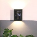 2PCS Solar Wall Lamp Outdoor Waterproof Led Illuminated Light Yard Garden Street Stair Lighting Lamp