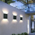 2PCS Solar Wall Lamp Outdoor Waterproof Led Illuminated Light Yard Garden Street Stair Lighting Lamp