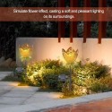 Solar LED Flower Light Lawn Lantern Flame Lamp