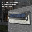 360LEDs Solar Powered Energy Wall Light Outdoor Lamp Double Sensor Sensitive Light Control/ PIR Motion Inductor