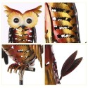 Tomshine Solar Powered Owl Lantern Lights Stake Lamp Metal Owl Decorative LED Garden Landscape Light for Walkway Pathway Yard La