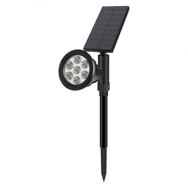 IP65 Color Fixing + Colorful Transformation 7 LED Outdoor Waterproof  Solar Colorful Spotlight