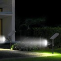 IP65 Color Fixing + Colorful Transformation 7 LED Outdoor Waterproof  Solar Colorful Spotlight