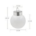 Solar-Powered Lamp Waterproof LED Hanging Ball Light