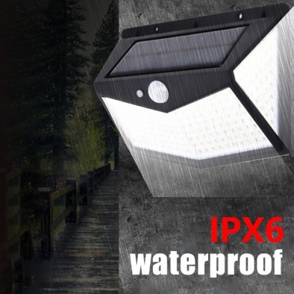 212L-ED Solar Wall Lamp Motion Sensor IP65 Waterproof 3 Modes Outdoor Garden Porch Street Light