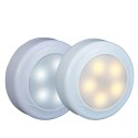 2Pcs Wireless Puck LED Remote Control Cabinet Light