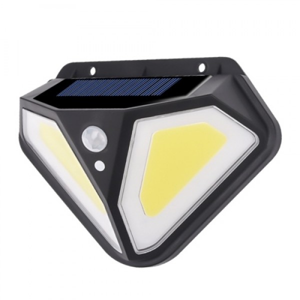 Solar wall light on both sides 102LED human body induction light