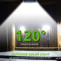 Solar wall light on both sides 102LED human body induction light