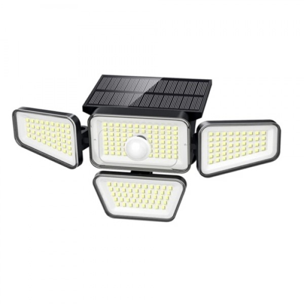 270LEDs Solar Powered LED Wall Light PIR Motion Sensor Lights Outdoor Waterproof Garden Lamp