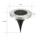 1pcs 10 LED Solar Power In-ground Lamp Buried Light Outdoor Path Way Garden Decking Underground Lamps Colorful Decoration