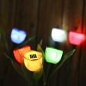 DC2V 0.1W Solar Powered Energy Sweet Tulip Lawn Lamp