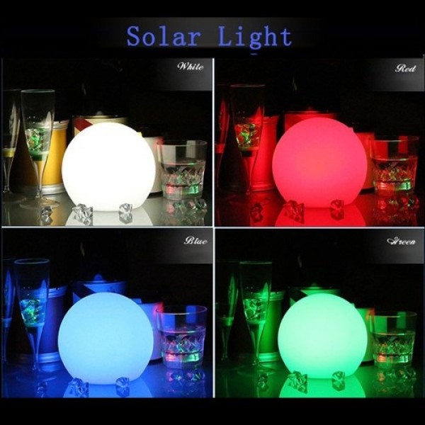 LED Solar Water Floating Lamp Waterproof IP65 Landscape Lamp Decoration Lamp