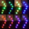 2V 0.6W RGB LED Solar Power Energy Outdoor Lights