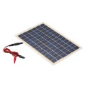 DC5V/DC18V 15W Portable Solar Power Energy Charging Panel USB Interface IP65 Water Resistance Necessities for Outdoor Camping Hi