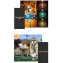 Solar Light Spiral Spinner Solar Wind Chime LED Colour Changing Hanging Wind Light Waterproof Night Lamp