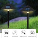 Solar Lawn Umbrella Shade Lamp  IP55 Mushroom Shade Plug Light