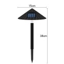 Solar Lawn Umbrella Shade Lamp  IP55 Mushroom Shade Plug Light