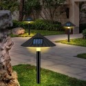 Solar Lawn Umbrella Shade Lamp  IP55 Mushroom Shade Plug Light