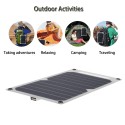 Ultra Thin Solar Charger Panel with USB Ports