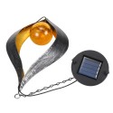 Solar Iron Flame Hanging Lamp IP44 Patio Corridor Pathway Decoration Light