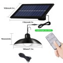 Solar Powered LEDs Ceiling Light Dimmable Shed Lights with Remote and Lighting Control with Timer Function