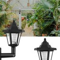 1Pcs Solar Panel LED Sensor Wall Light Hexagon Lamp Path Way Garden Fence Lamp