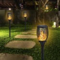 2pack 33LEDs Solar Flame Light Solar Torch Lights with Dancing Flickering Flames Effect