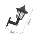 1Pcs Solar Panel LED Sensor Wall Light Hexagon Lamp Path Way Garden Fence Lamp