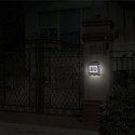 Solar Doorplate Lamp Outdoor Waterproof Stainless Steel LEDs Solar Powered Wall Light