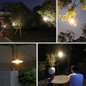 Solar Powered Energy Pendant Light E27 Outdoor Lamp Sensitive Light