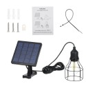 Solar Powered Energy Pendant Light E27 Outdoor Lamp Sensitive Light