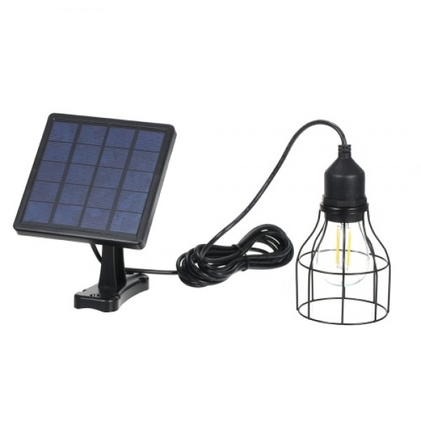 Solar Powered Energy Pendant Light E27 Outdoor Lamp Sensitive Light