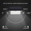 Solar Light Outdoor Double-headed Sensor Light Remote Control Sound Control Door Light