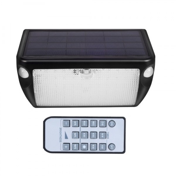 Solar Light Outdoor Double-headed Sensor Light Remote Control Sound Control Door Light