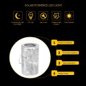 Tomshine Solar Powered Rechargeable Portable Wireless LED Light Lamp