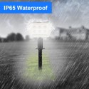 108LED Solar Powered Wall Light Lawn Lamp Outdoor Waterproof Garden Lamp Night Light 3 Light Modes for Garden Patio Yard Fence L