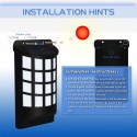 Solar Flame wall Lights Outdoor  Waterproof Flickering