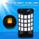 Solar Flame wall Lights Outdoor  Waterproof Flickering