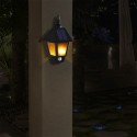 Portable Delicate Outdoor Waterproof Wall Lamp Half Hexagon Solar Blaze Light-Operated Mode Wall Lamp