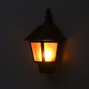 Portable Delicate Outdoor Waterproof Wall Lamp Half Hexagon Solar Blaze Light-Operated Mode Wall Lamp