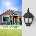 Portable Delicate Outdoor Waterproof Wall Lamp Half Hexagon Solar Blaze Light-Operated Mode Wall Lamp