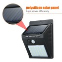 30 LEDs Solar Power PIR Motion Sensor Wall Light