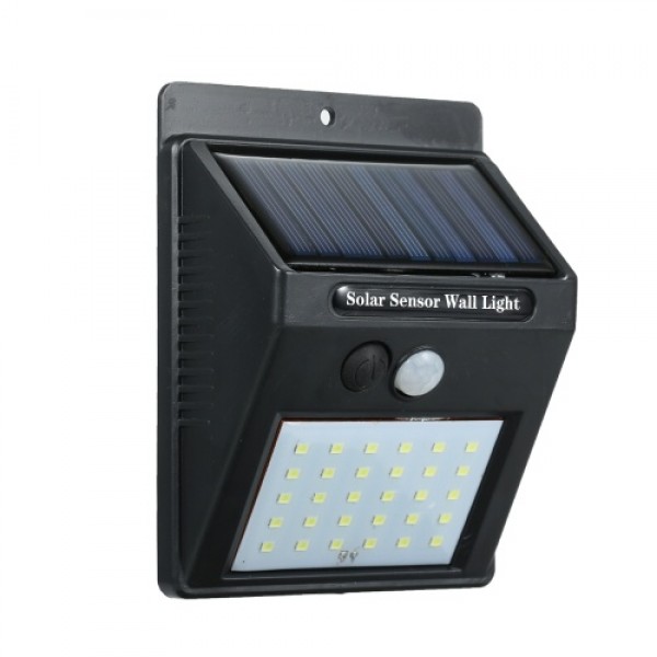 30 LEDs Solar Power PIR Motion Sensor Wall Light